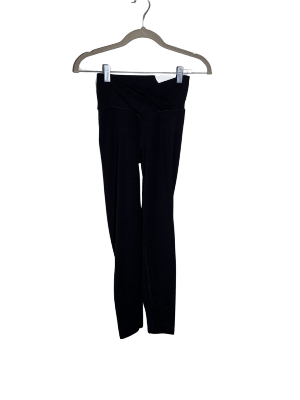 Offline Black V-Fold Waist Yoga Leggings